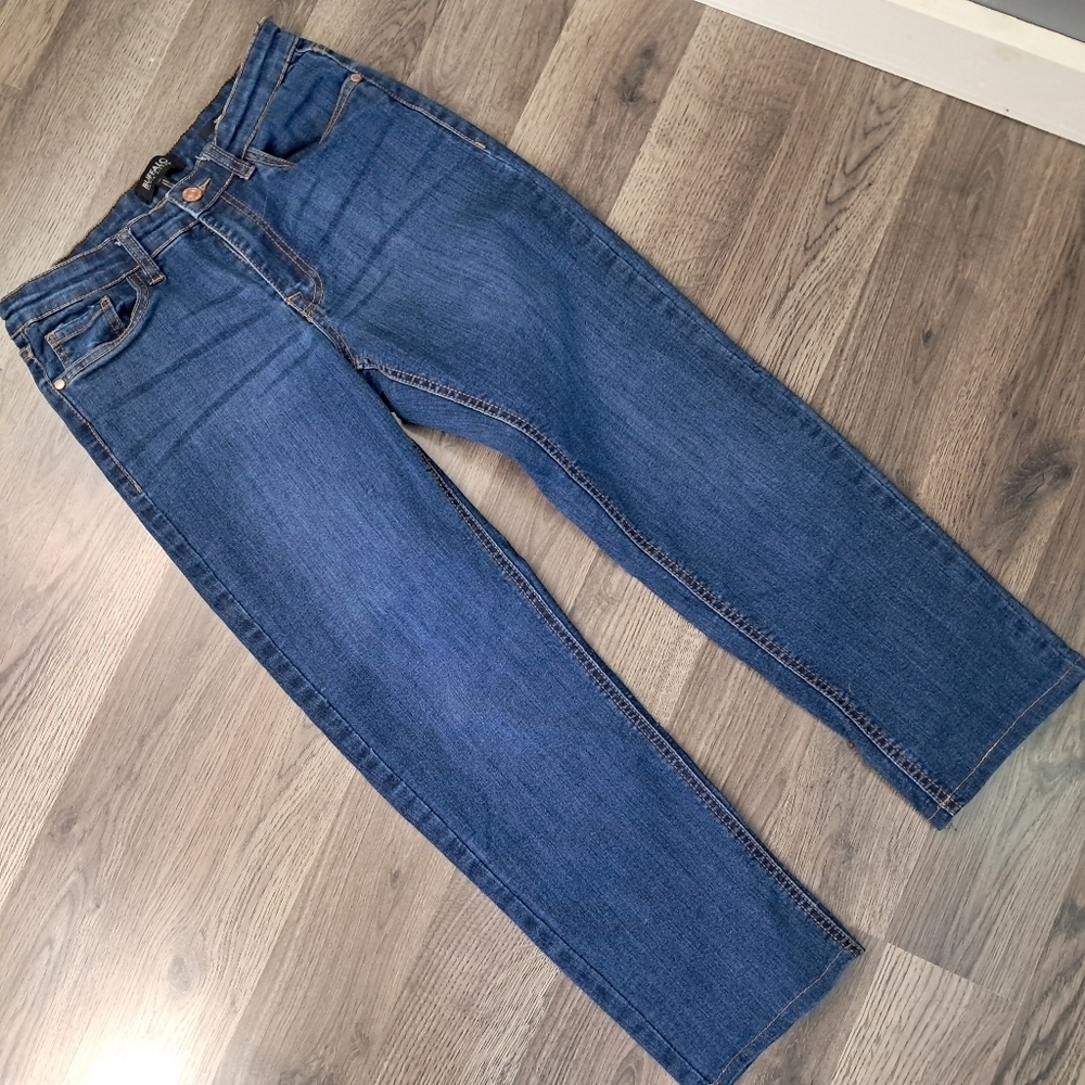 Buffalo David Bitton Gemma Mid Rise Slim Denim Blue Jeans Women's Size 28